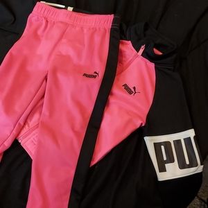 Hot Pink Girls PUMA Sweatsuit 5